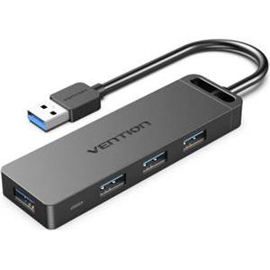 Vention 4-Port USB 3.0 Hub With Power Supply 0,5m Black