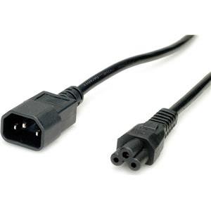 Roline VALUE naponski kabel, C14-C5 konektor, crni, 1.8m 19.99.1119