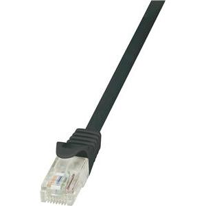 U/UTP prespojni kabel Cat.5e PVC CCA AWG26, crni, 3,0 m