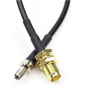 Transmedia Pigtail adapter TS9 plug to SMA socket
