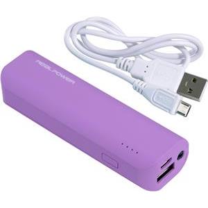 RealPower Powerbank PB-2600 lila 2.600mAh
