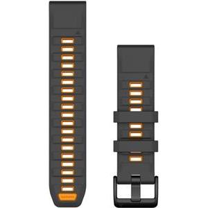 Zamjenski remen za Garmin Fenix 8 Graphite/Spark Orange, 010-13392-05
