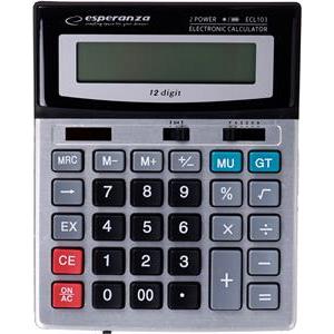 Esperanza ECL103 calculator Desktop Basic Black, Grey