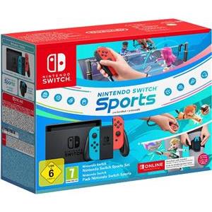 Konzola Nintendo Switch Neon Red/Neon Blue s Switch Sports setom, Black