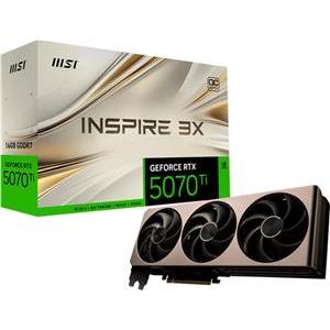 Grafička kartica MSI GeForce RTX 5070 Ti 16G INSPIRE 3X OC PLUS