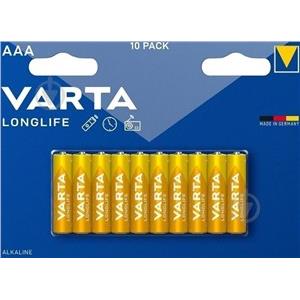 Batterie AAA (LR03) 1.5V *Varta* Longlife - 10-Pack