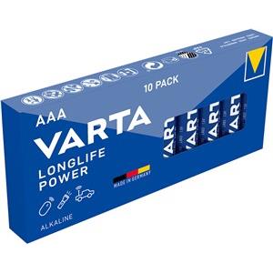 Batterie AAA (LR03) 1.5V *Varta* LongLife - 10-Pack