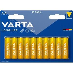 Batterie AA (LR6) 1.5V *Varta* Longlife - 10-Pack