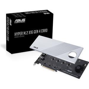 ASUS HYPER M.2 X16 GEN 4 CARD - interface adapter - M.2 Card - PCIe 4.0 x16