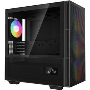 Case DeepCool CH560 Digital, ATX, ARGB, LCD, Tempered Glass, Black