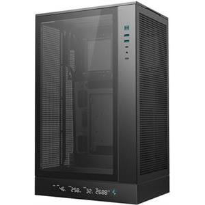 Case DeepCool CH270 DIGITAL, Micro-ATX, LCD, Tempered glass, Black