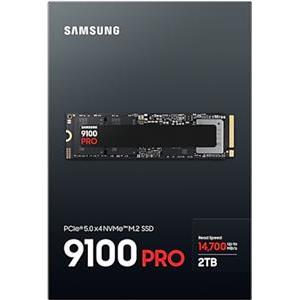 SSD 2TB M.2 80mm PCI-e 5.0 x4 NVMe 2.0, V-NAND TLC, Samsung 9100 PRO (MZ-VAP2T0BW)