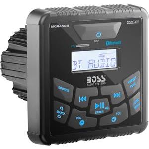 Marine radio BOSS MARINE MGR450B, 4x60W, MP3/WMA/USB/Aux-in/RDS/BT, mobitel daljinski