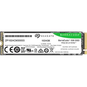 SSD SEAGATE BarraCuda 530 1.024TB M.2 2280-S2 PCIe Gen4 x4 NVMe 2.0, Read/Write: 7400/6100 MBps, TBW 600