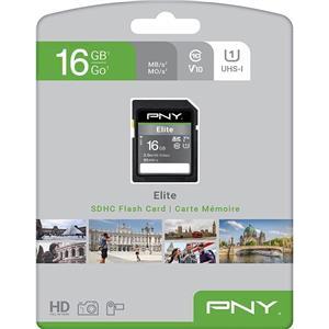 SD HC Card 16GB PNY Elite R100MB/s retail