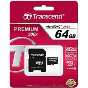 64GB, microSDXC, Class 10