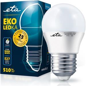 ETA LED žarulja 6W E27 [topla bijela, 2700K, 510lm]
