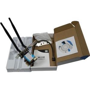 Inter-Tech Wi-Fi 5 PCIe Adapter EP-132 Antenne,Bluetooth 4.2