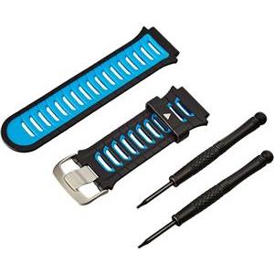 Garmin Ersatzarmband aus Silikon Schwarzes/Hellblaues