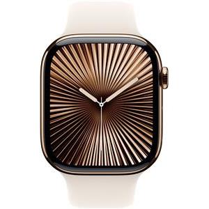 Pametni sat Apple Watch Series 10 GPS + Cellular 46mm, Gold Titanium kućište sa Starlight Sport narukvicom M/L