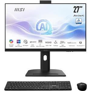 MSI AIO Modern AM273QP AI 1UM-078EU Intel Core 5 Processor 125H 27’ IPS LED FHD Non-Touch Anti-Glare 16GB SSD1TB M.2 AX211 WiFi 6E Windows 11 Pro Black