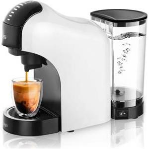 Ufesa Bellagio Rossa coffee machine with multiple white capsules 1400W.