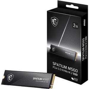 MSI Spatium M560 PCIE 5.0 NVME M.2 1TB PCI Express 5.0 3D NAND