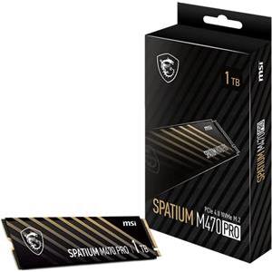 MSI Spatium M470 PRO PCIe 4.0 NVMe M.2 1TB PCI Express 4.0 3D NAND
