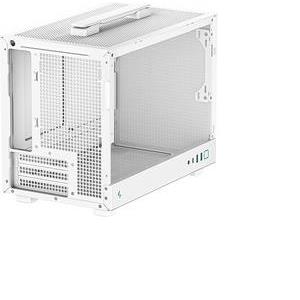 Case DeepCool CH160 WH, Mini-ITX, Tempered Glass, White