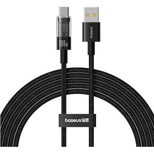 Baseus Gem USB A to USB C fast charging cable 2 m 100 W Black