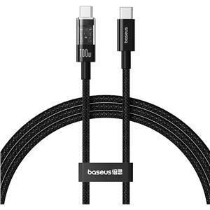 Baseus Gem USB C to USB C fast charging cable 1 m 100 W Black