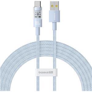 Baseus Gem USB A to USB C fast charging cable 2 m 100 W Blue