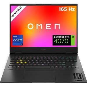 Prijenosno računalo HP Omen16-u1295ng (black, Intel® Core? i9-14900HX, NVIDIA GeForce RTX 4070, 32 GB, 1 TB (1 TB SSD), Windows 11 Home 64-Bit)