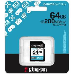 MEM SD 64GB Canvas Go! Plus Kingston SDG4/64GB