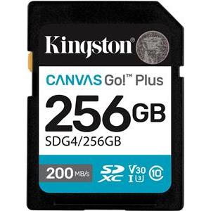 MEM SD 256GB Canvas Go! Plus Kingston SDG4/256GB