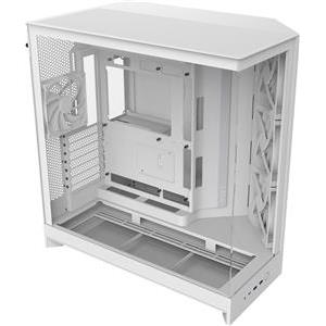 Kućište H9 Flow (White, Matt), Tempered Glass x 2, CM-H92FW-01
