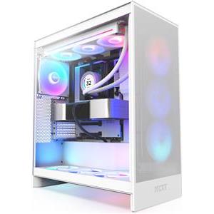 Kućište H7 Flow RGB (2024), White, Tempered Glass, CM-H72FW-R1