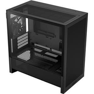 Kućište H3 Flow (Black, Matt), Tempered Glass, CC-H31FB-01