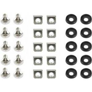 Gembird 19'' rack mounting set (bolt, nut, washer), 10 pcs set