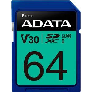 Premier Pro 64 GB SDXC (UHS-I U3, Class 10, V30)