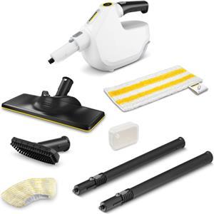 Parni čistač Kärcher SC 1 Multi & Up, bijeli, 1300 W, s podnim setom EasyFix Large, 1.516-410.0