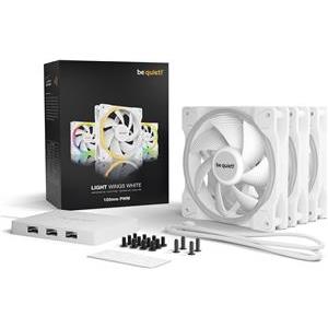 120mm be quiet! LIGHT WINGS White PWM Triple-Pack