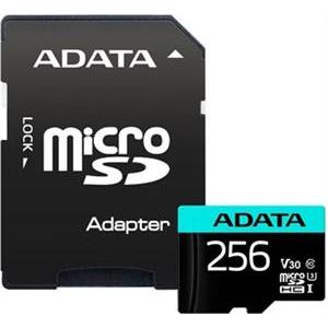 Premier Pro 256 GB microSDXC (UHS-I U3, Class 10, V30, A2)