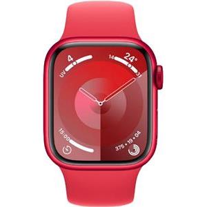 Apple Watch Series 9 LTE 45mm Aluminium Product(RED) Sportarmband ProductRED S/M