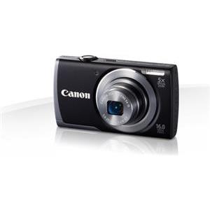 Digitalni fotoaparat Canon PowerShot A3500IS, 16MP, 5x, HDvideo, WiFi, crni