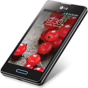 Mobitel LG E460 Optimus L5 II, GSM/GPRS/EDGE/HSDPA/GPS, 4'' multitouch, Mediatek MT6575 1 GHz, 512MB RAM, 4GB Flash, MicroSD, kamera, Wi-Fi, BT, Android 4.1, crni