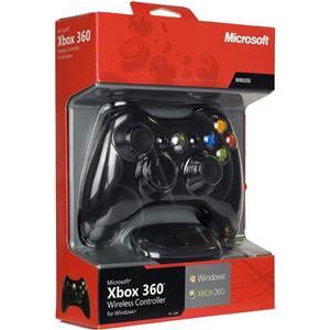 Gamepad MICROSOFT Xbox 360 Wireless Controller (Mechanical, 12 Btn) for XBOX & PC with USB Dongle, Retail, JR9-00010