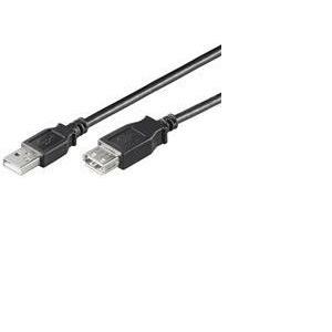 USB kabel 5m, NaviaTec USB-223, AM -AF, crni