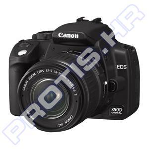 Digitalni fotoaparat Canon EOS 350D Black EFs 18-55 KIT+knjiga 