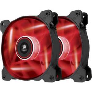 Ventilator Corsair Air Series AF120 LED red quiet edition high airflow 120mm fan. Size: 120mm x 25mm, Voltage: 7V 12V, Airflow: 52,19 CFM, sound level: 25,2 dBA, speed: 1500 RPM. Twin retail pack